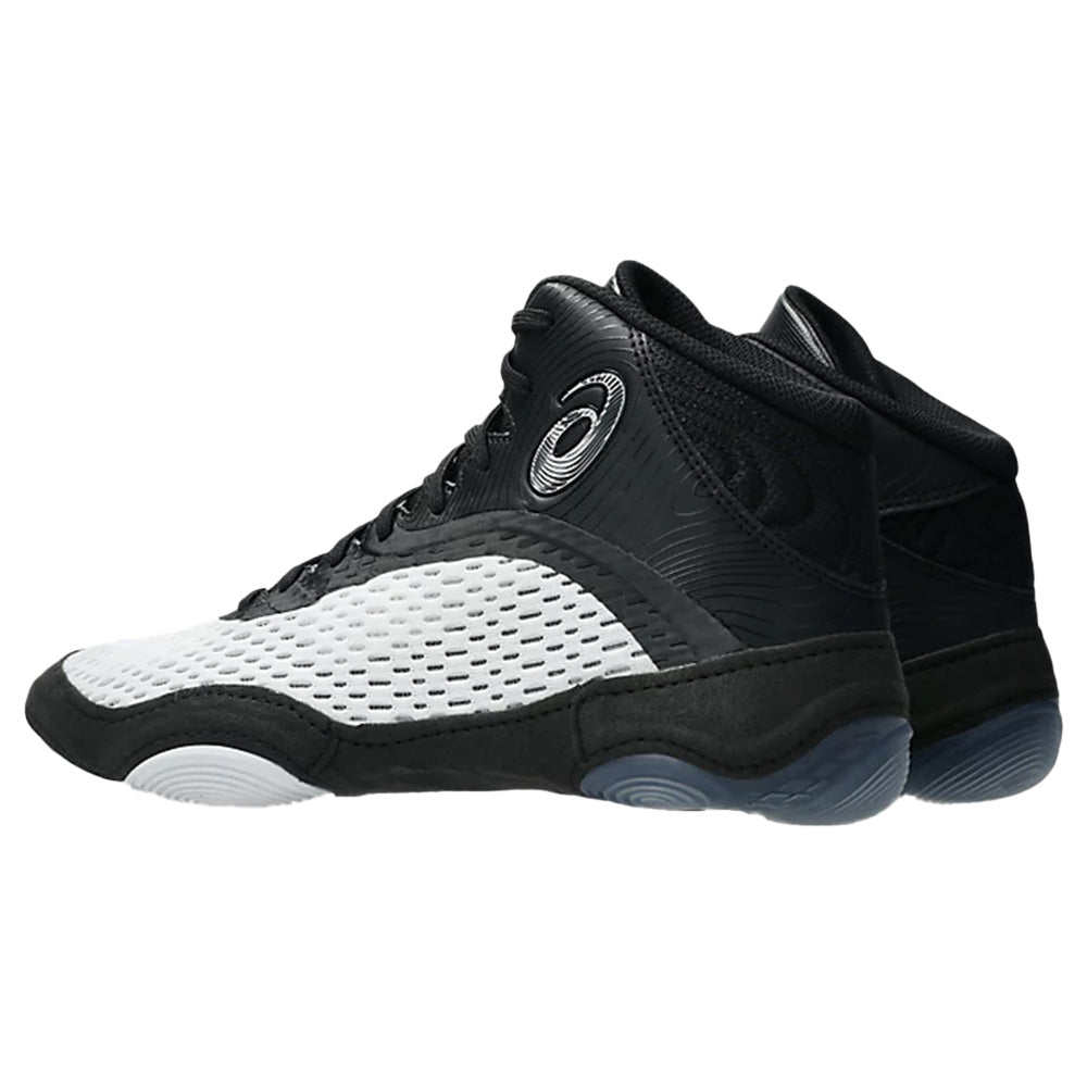 Asics Split Elite Wrestling Shoes - White/Black