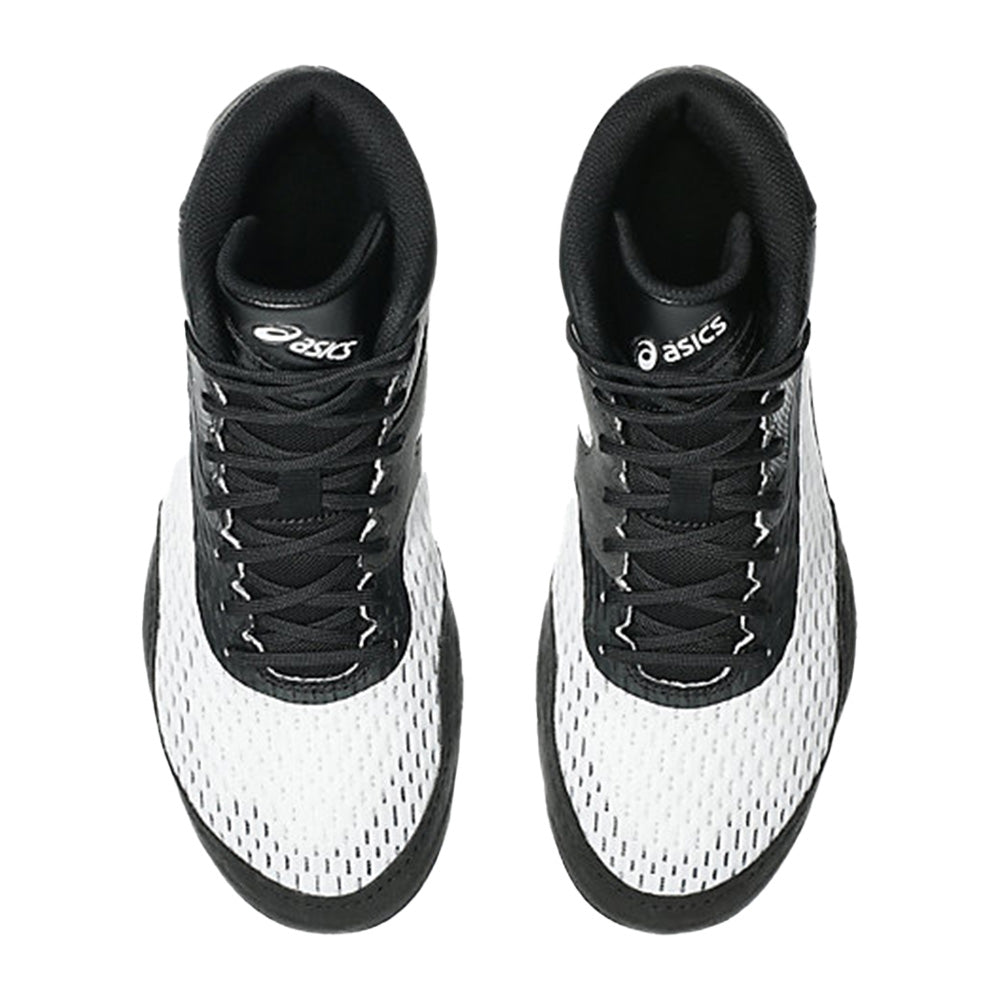 Asics Split Elite Wrestling Shoes - White/Black