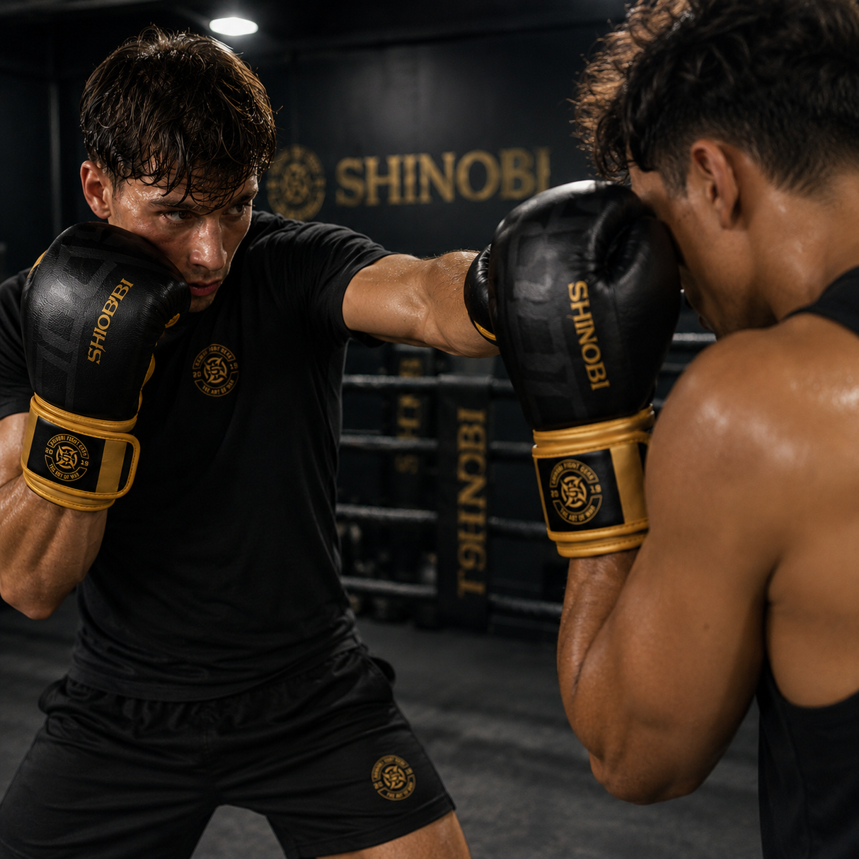 Shinobi Creed Boxing Glove / Black/Gold