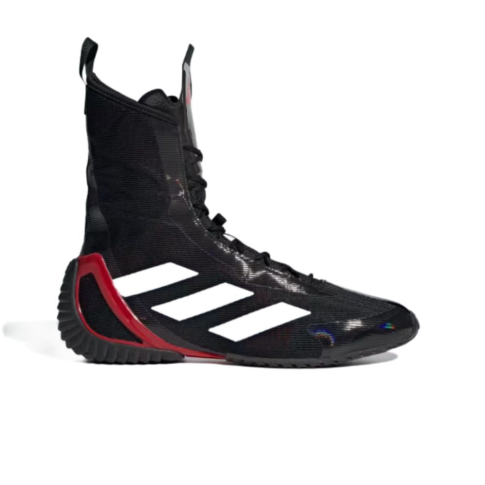 Adidas Speedex Ultra Boxing Shoes - Black/White/Ruby