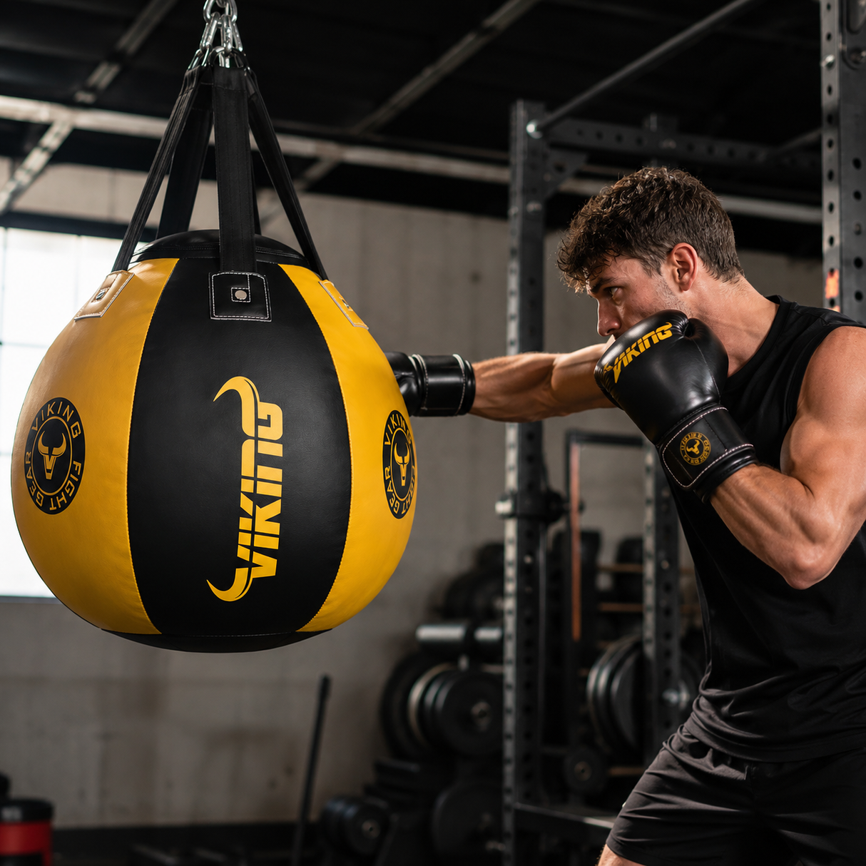 Viking Pro Leather Wrecking Ball Punching Bag