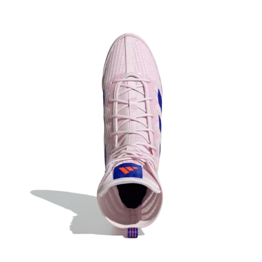 Adidas Box Hog 4 Boxing Shoes - Pink/Blue/Orange
