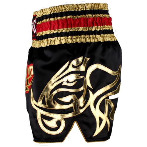 Twins Muay Thai Shorts - T-154-Black/Red/Gold