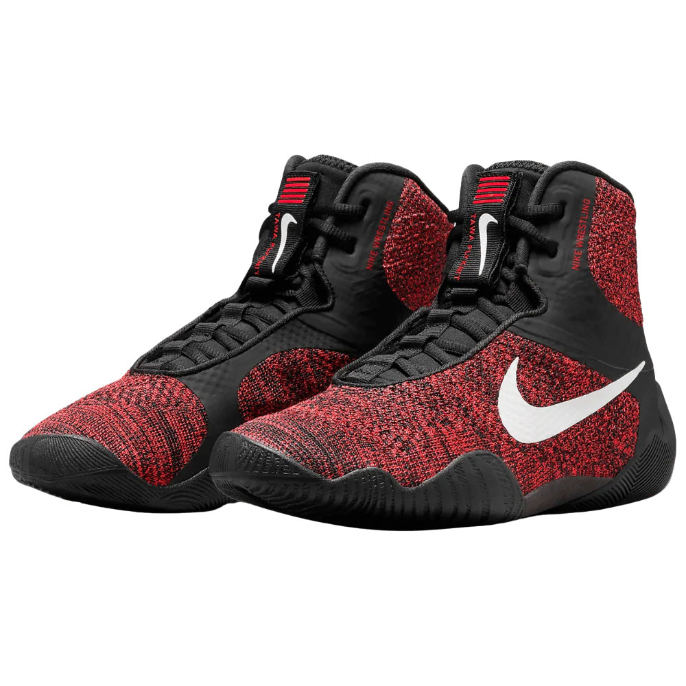 Nike Tawa Wrestling Shoes - Black/ White / Red