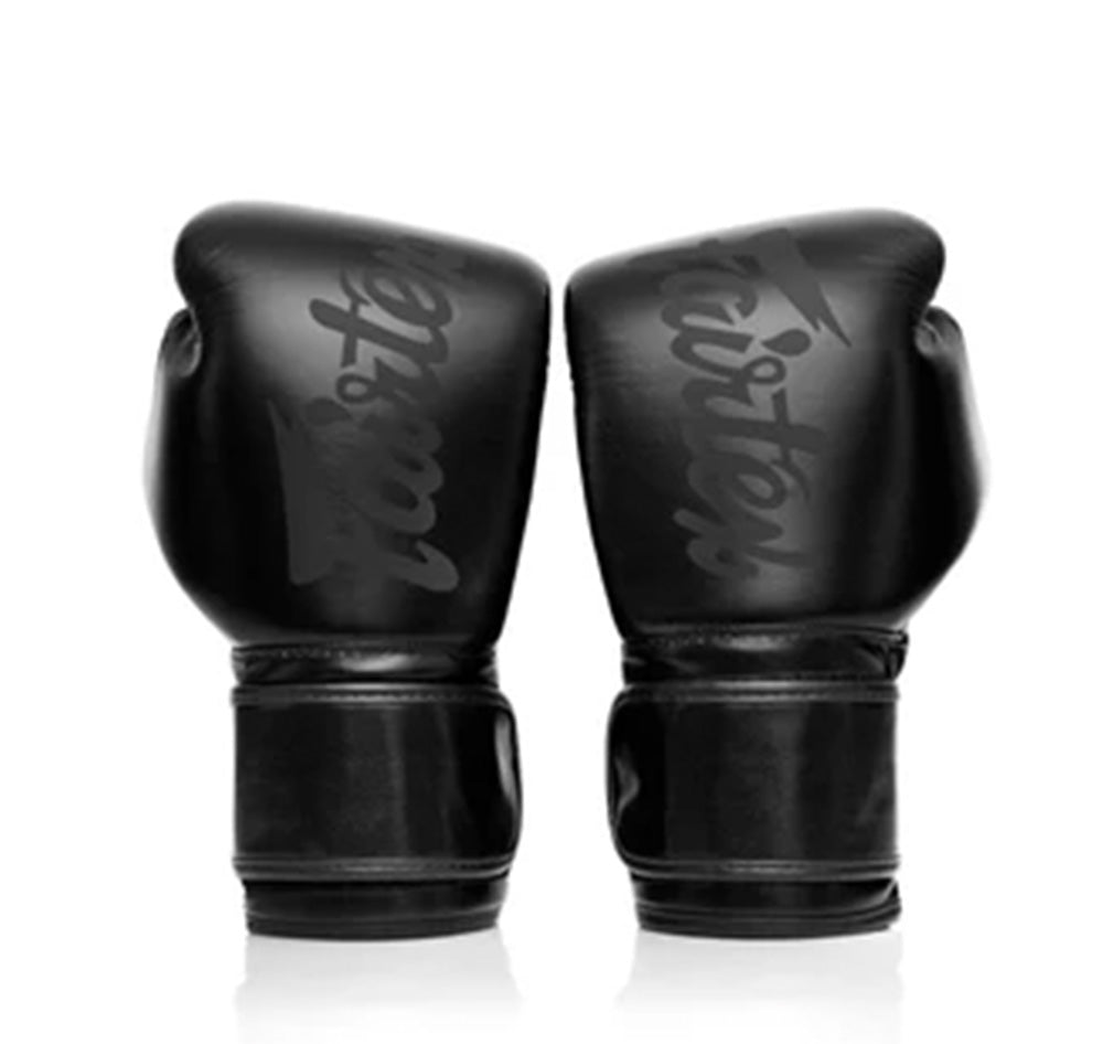 Fairtex BGV14SB Muay Thai Gloves (Solid Black)