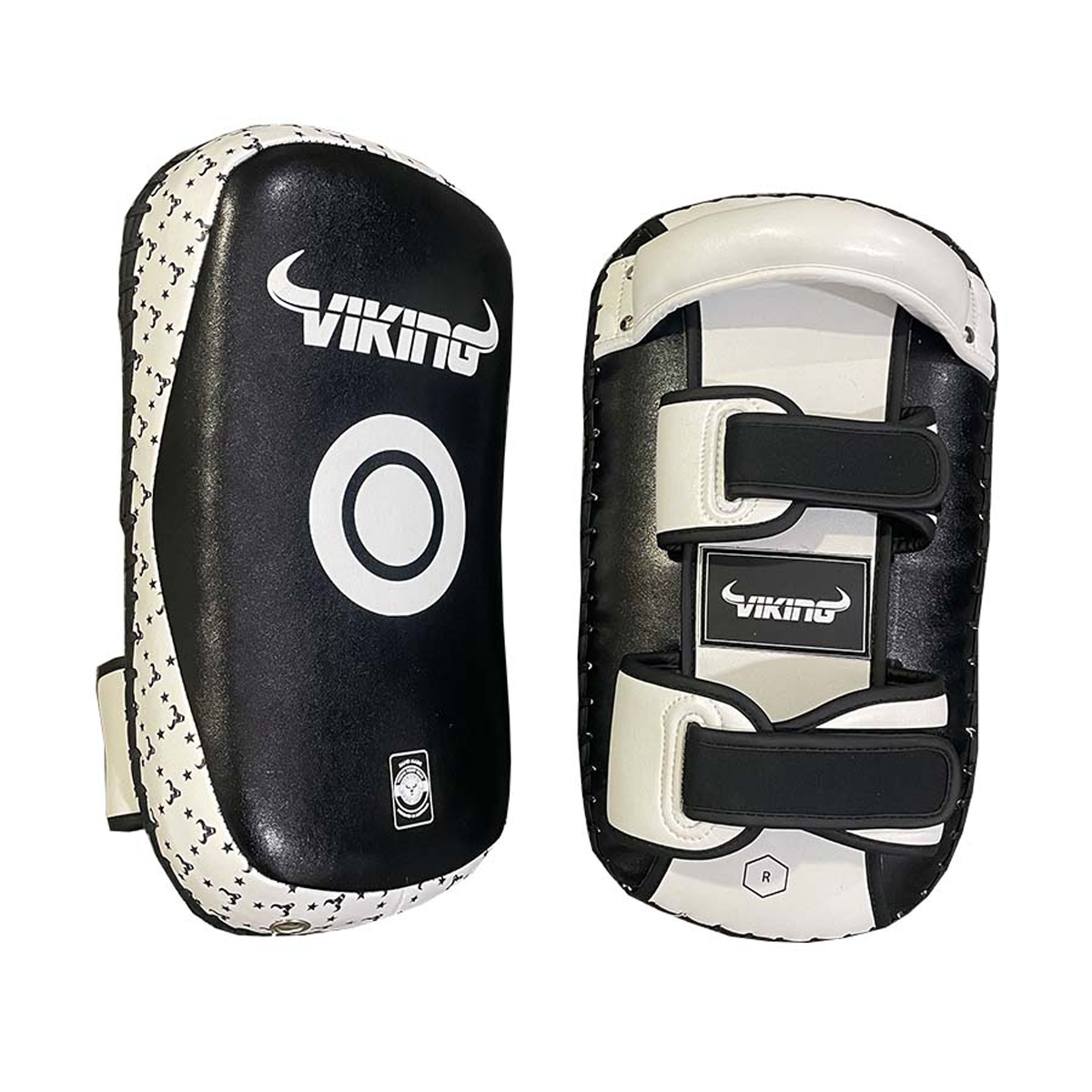 Viking Diablo Curved Pro Leather Thai Pads (Heavy Duty)