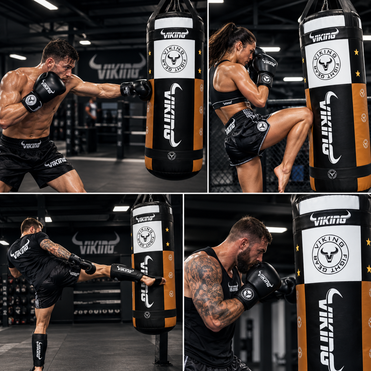 Viking Chaos Leather Punching Bag