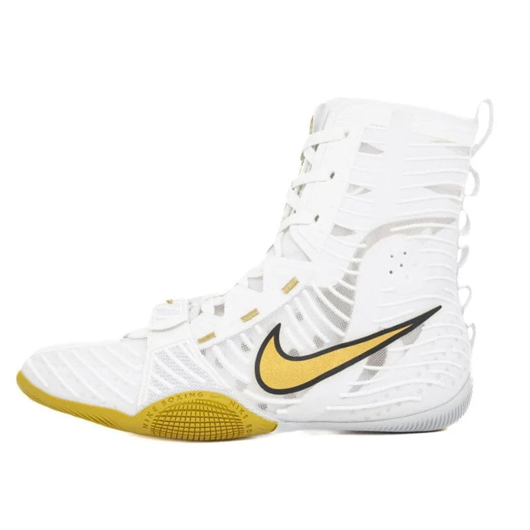 Nike Hyperko 3.0 Boxing Shoes - White / Mtlc Gold