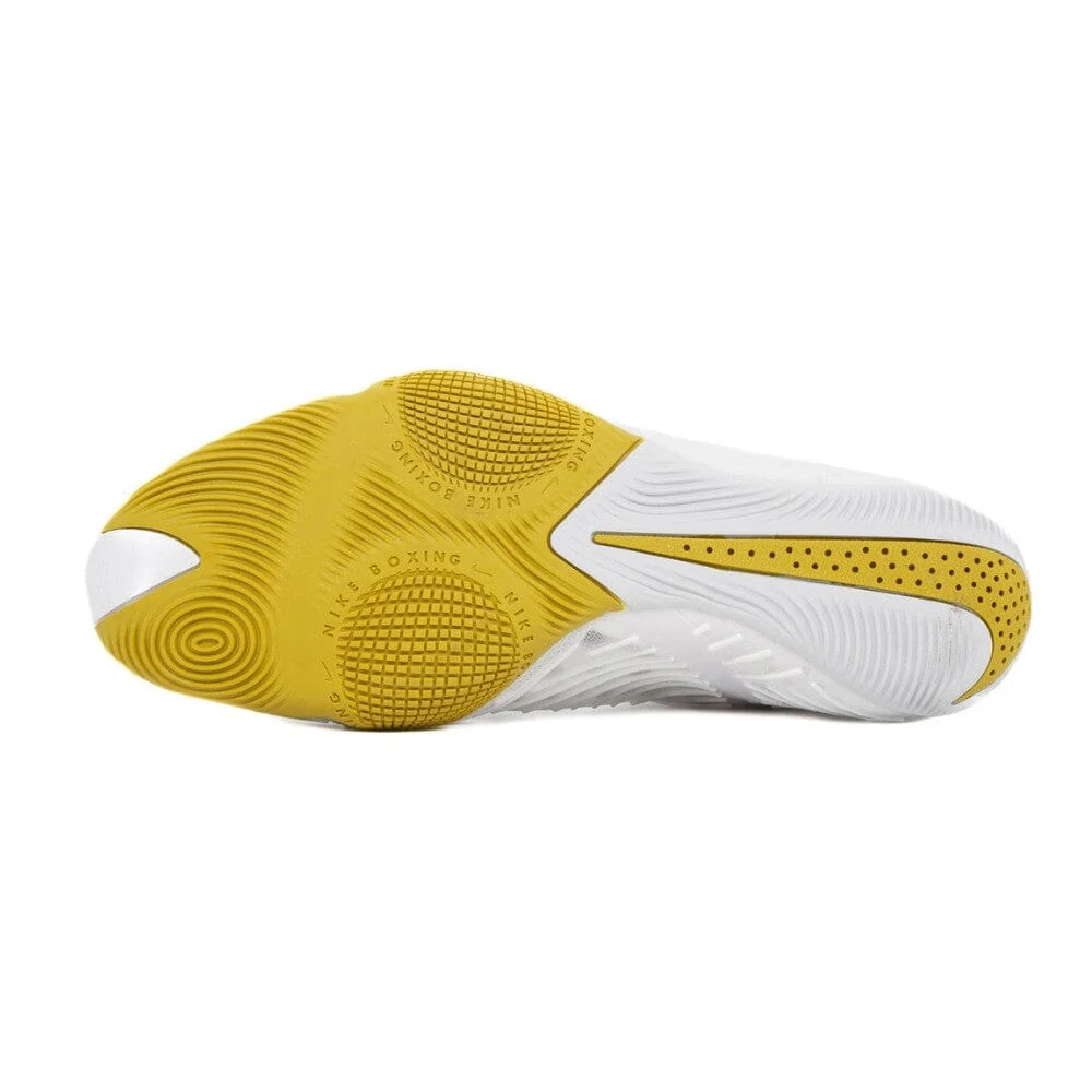 Nike Hyperko 3.0 Boxing Shoes - White / Mtlc Gold