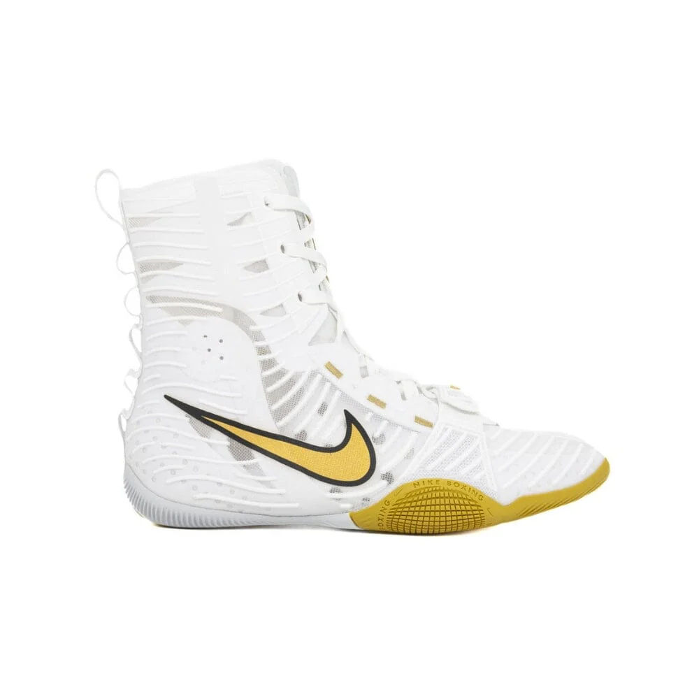 Nike Hyperko 3.0 Boxing Shoes - White / Mtlc Gold
