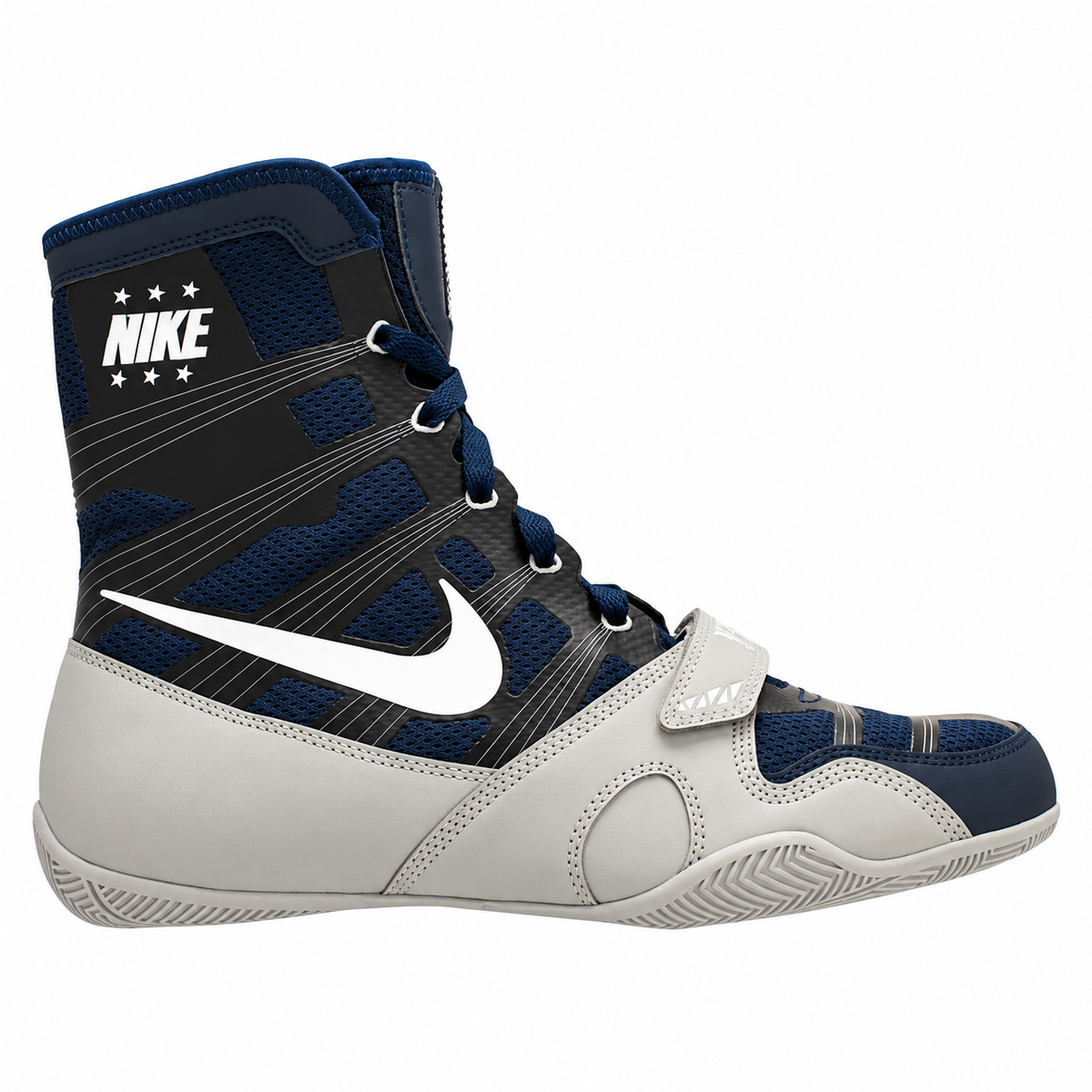 Nike HyperKO 1 Boxing Shoes - Navy/Grey