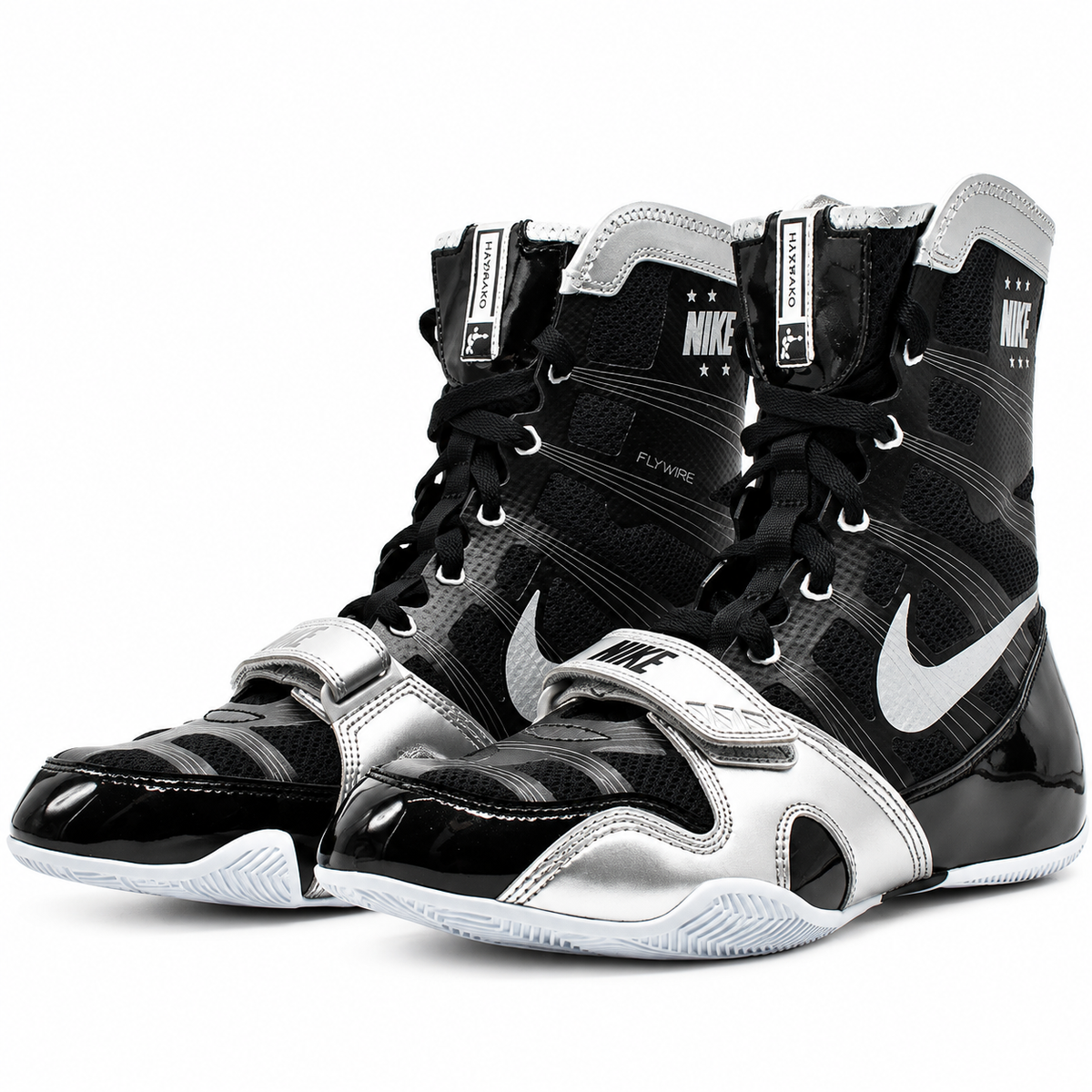Nike HyperKO 1 Boxing Shoes - Black/Silver