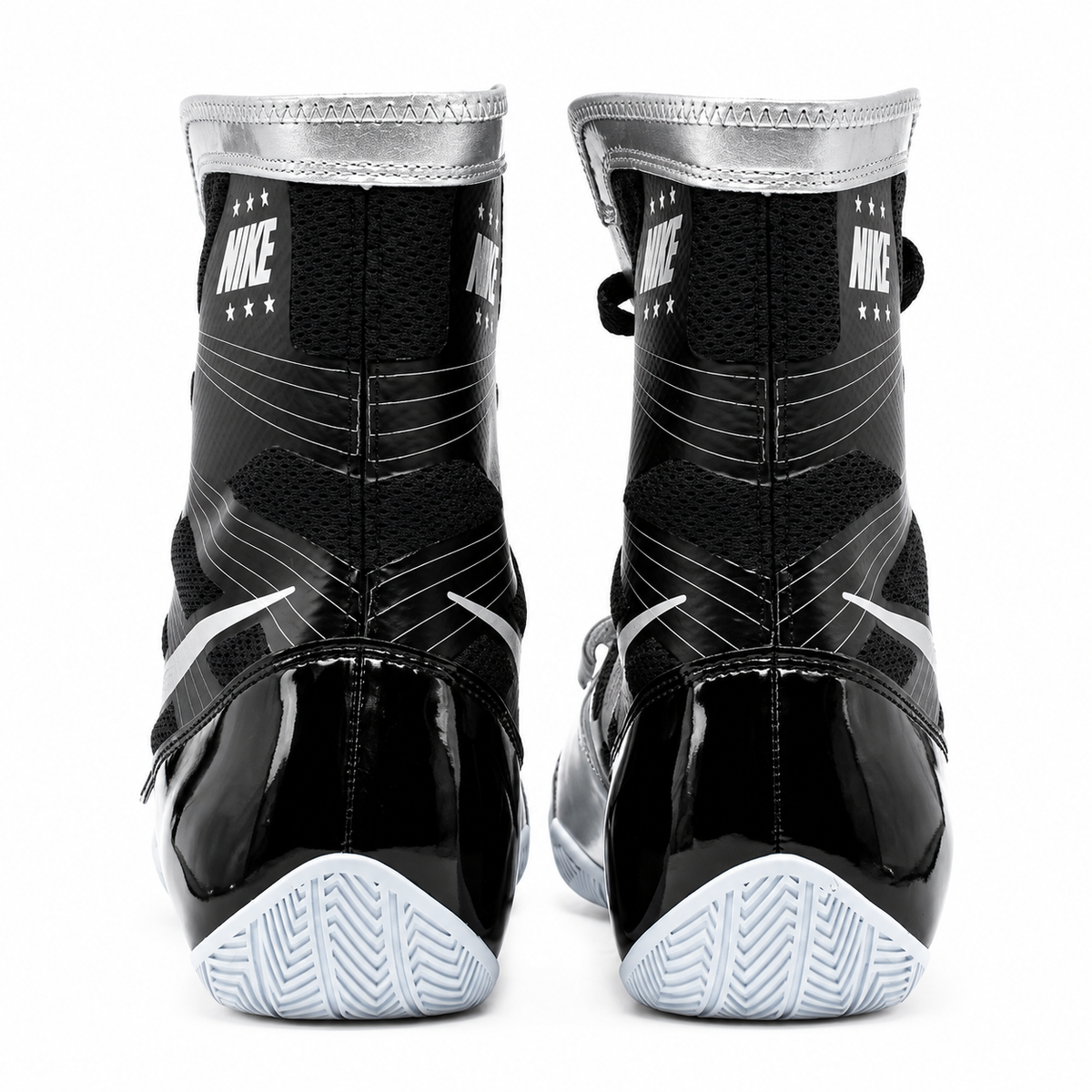 Nike HyperKO 1 Boxing Shoes - Black/Silver