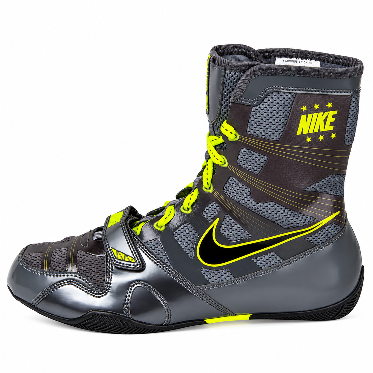Nike HyperKO 1 Boxing Shoes - Grey/Yellow Volt