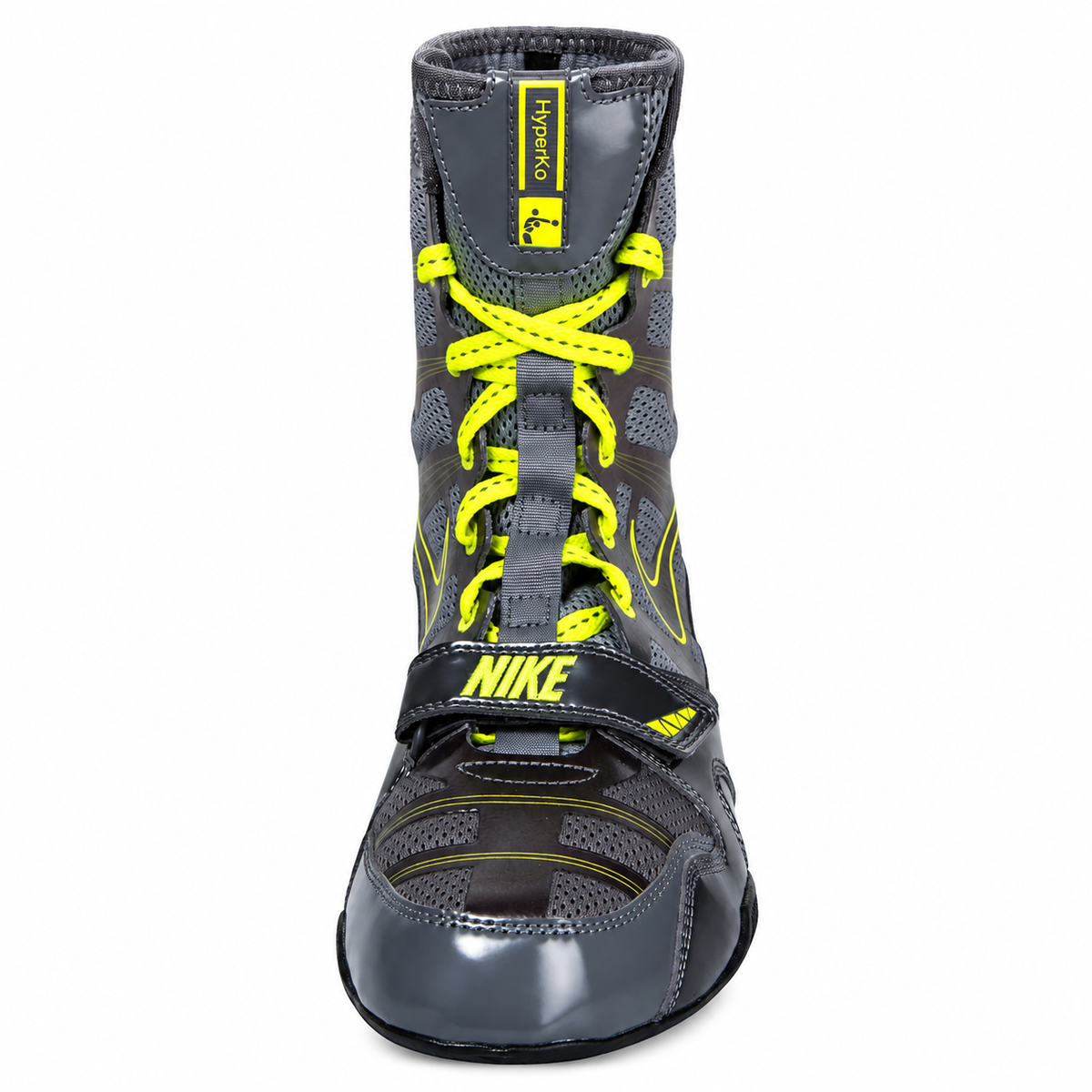 Nike HyperKO 1 Boxing Shoes - Grey/Yellow Volt
