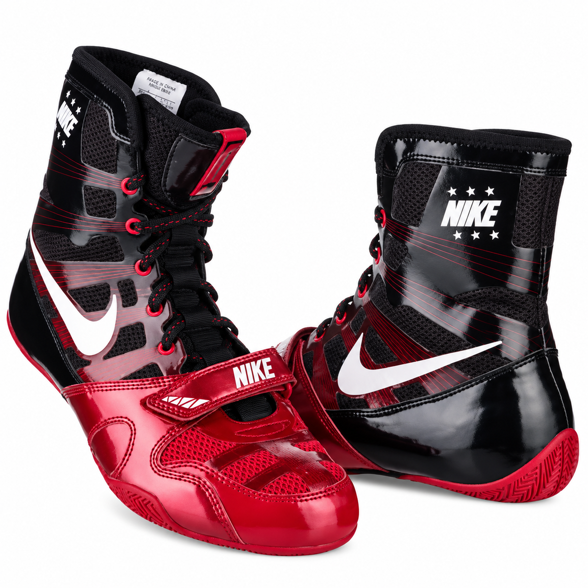 Nike HyperKO 1 Boxing Shoes - Red/Black