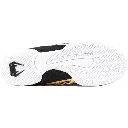 Venum Elite 2.0 Boxing Shoes - Black/ White/ Gold