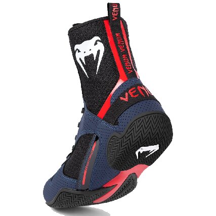 Venum Elite 2.0 Boxing Shoes - Navy/ Black/ Red