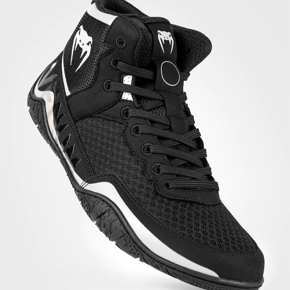Venum Elite Wrestling Shoes - Black/Sand