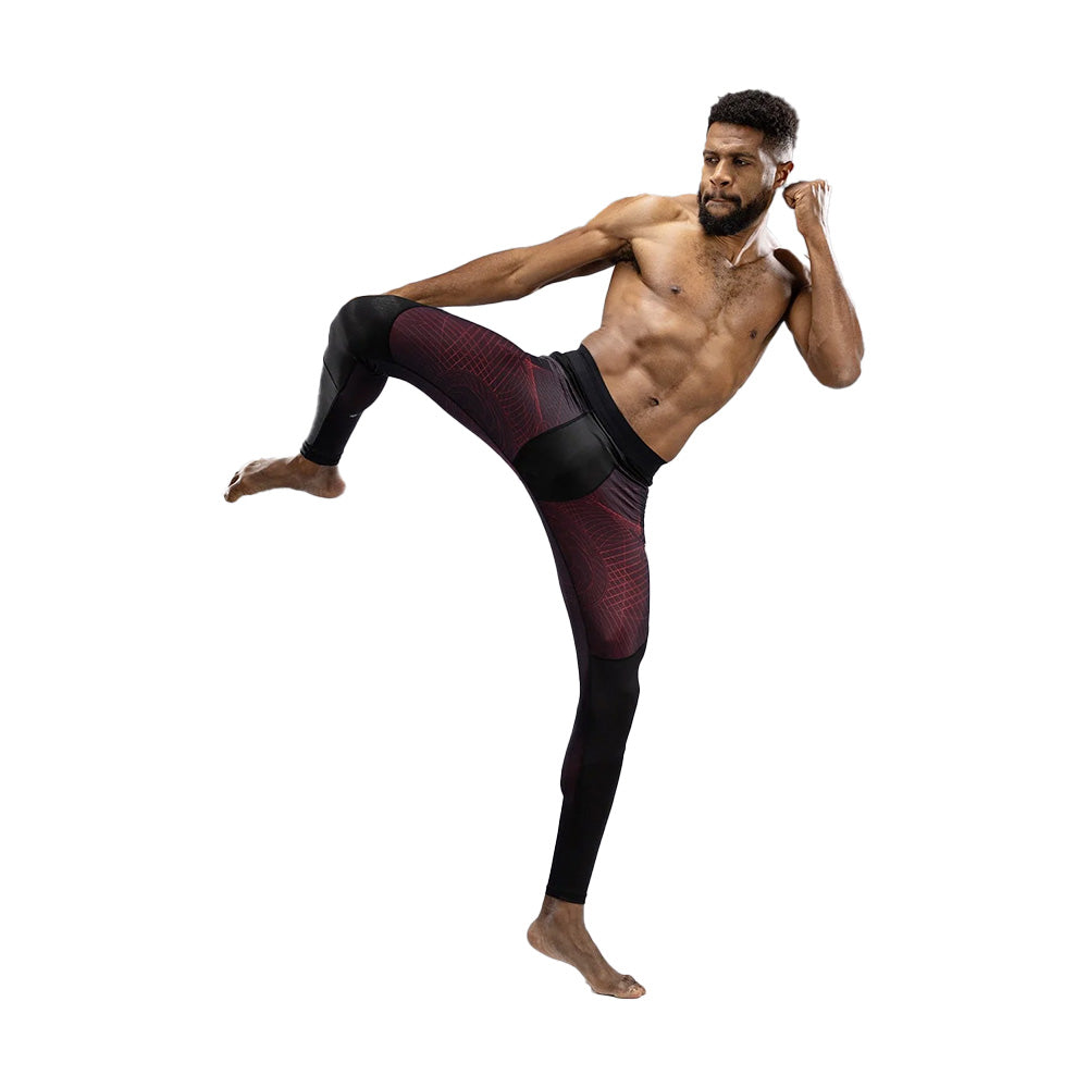 Venum G-Fit Air Men's Spats - Deep Black/Fire Red