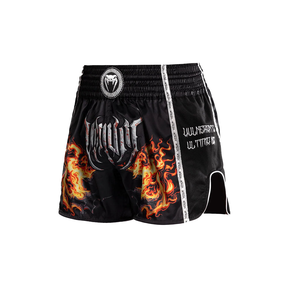 Venum Gladiator 5.0 Muay Thai Shorts - Black/Neon Orange