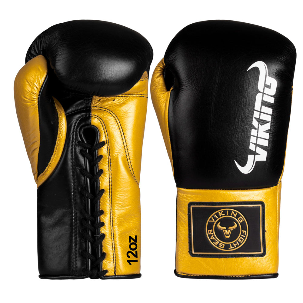 Viking Valhalla Pro Horse Hair Boxing Gloves (Lace Up)