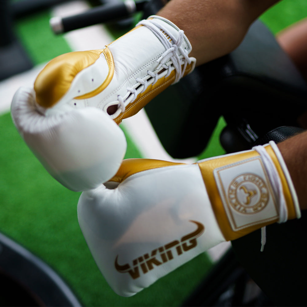 Viking Valhalla Pro Horse Hair Boxing Gloves (Lace Up)
