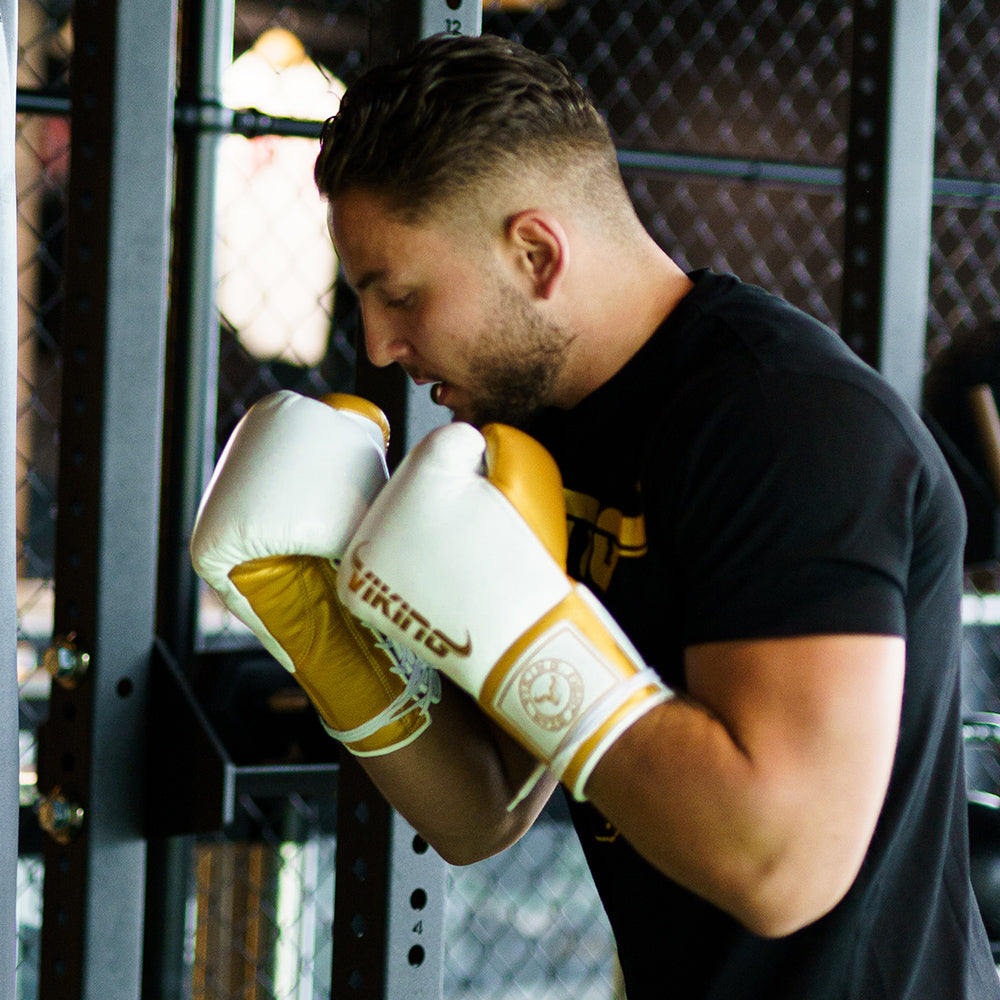 Viking Valhalla Pro Horse Hair Boxing Gloves (Lace Up)