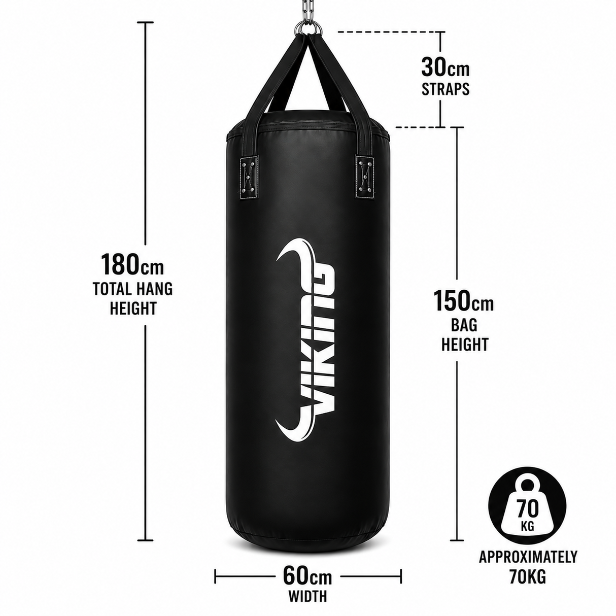 Viking Baltic Leather Pro Super Heavy Punching Bag