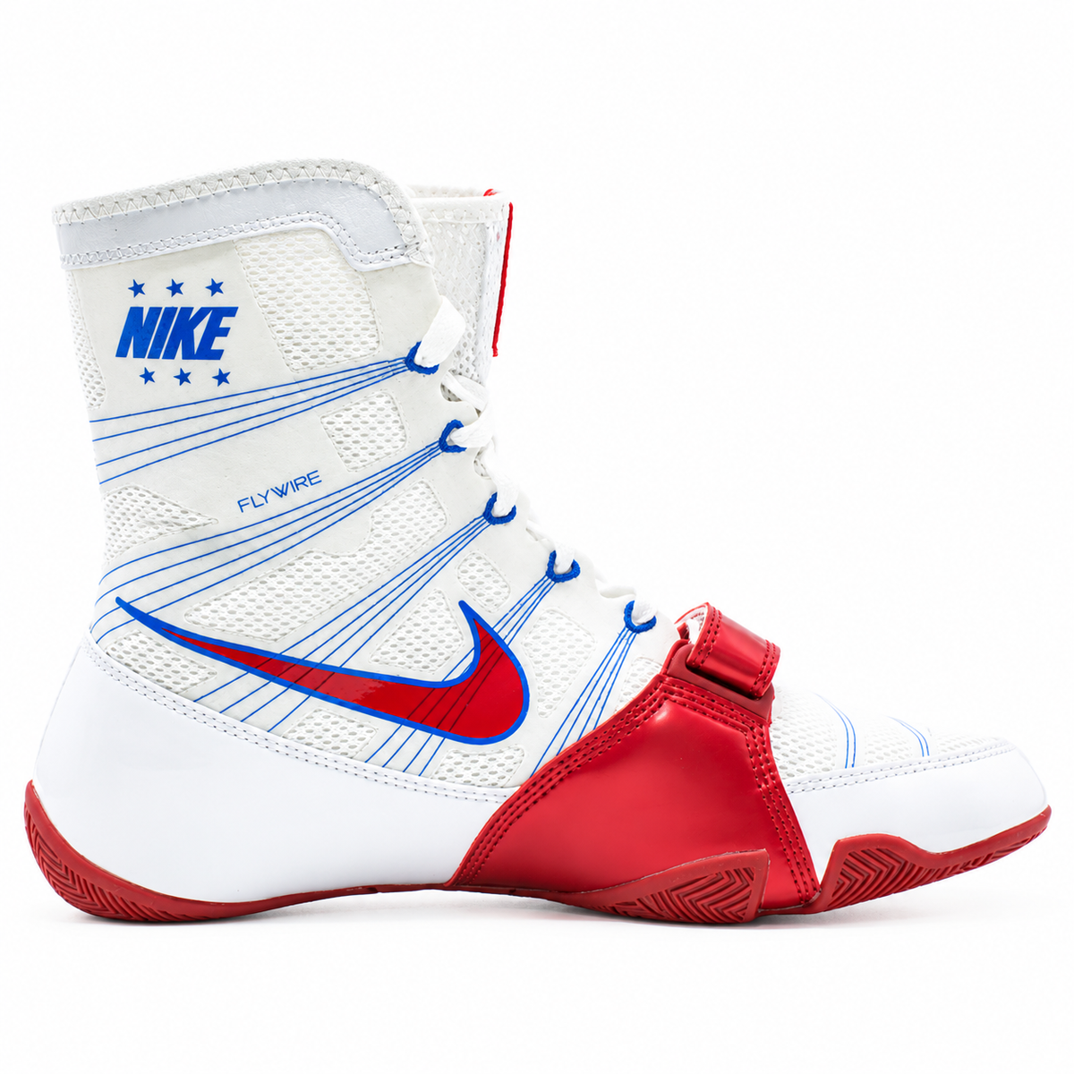 Nike HyperKO 1 Boxing Shoes - White/Royal/Red