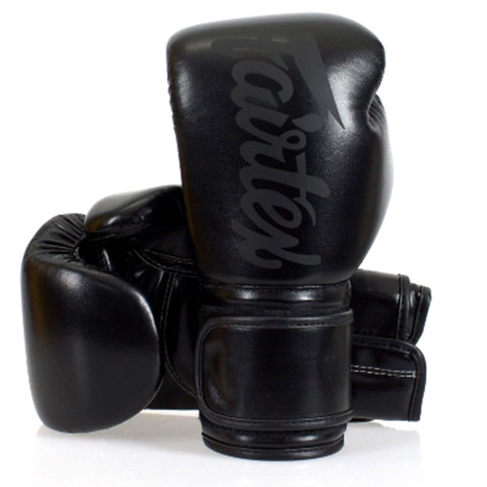 Fairtex BGV14SB Muay Thai Gloves (Solid Black)