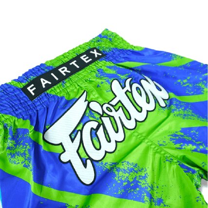 Fairtex Muay Thai Shorts BS1928 - Street King Green/Purple