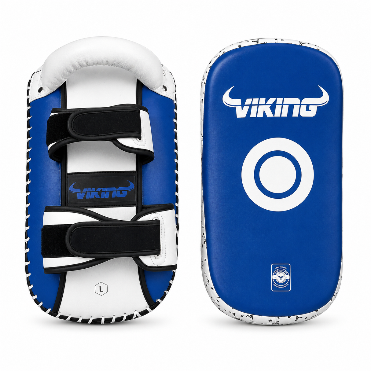 Viking Diablo Curved Pro Leather Thai Pads (Heavy Duty)