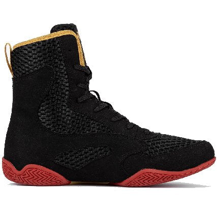Venum Contender Boxing Shoes - Black/ Red/ Gold