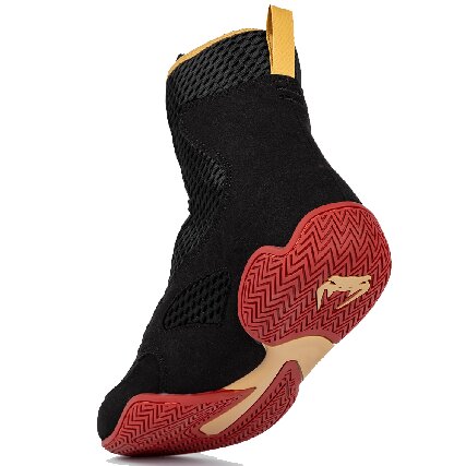 Venum Contender Boxing Shoes - Black/ Red/ Gold