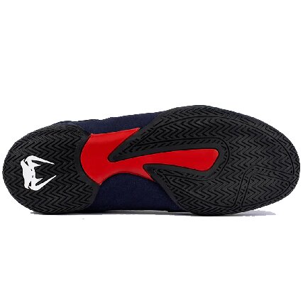 Venum Contender Boxing Shoes - Navy/ Blue/ Red