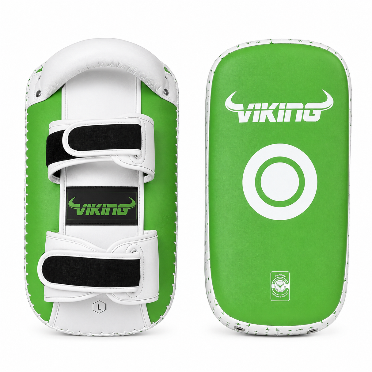 Viking Diablo Curved Pro Leather Thai Pads (Heavy Duty)
