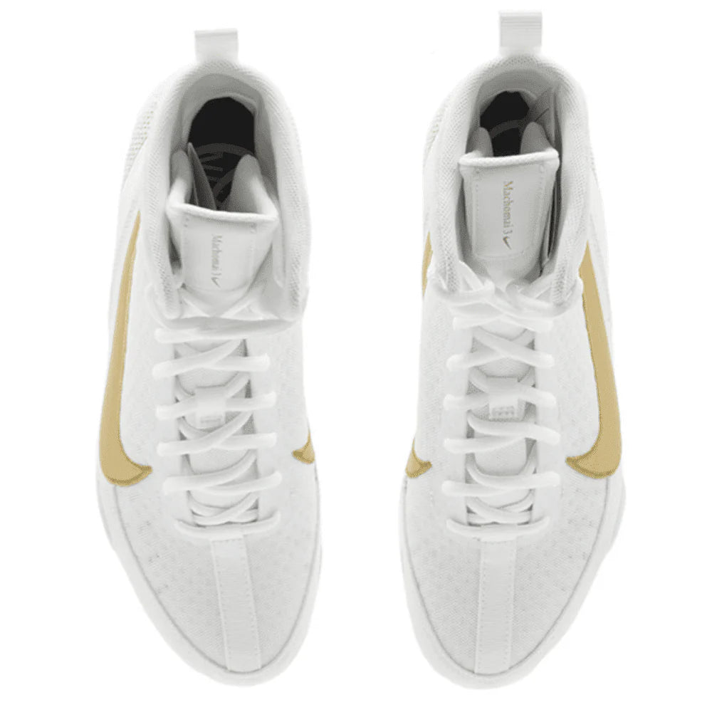 Nike Machomai 3 Boxing Shoe - White/Gold