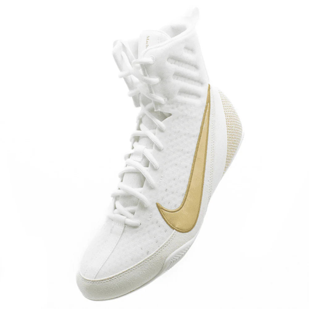 Nike Machomai 3 Boxing Shoe - White/Gold