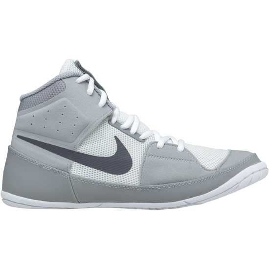 Nike Fury Wrestling Shoes - White/Grey