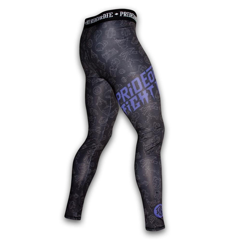 Pride Or Die Fight Life Compression Pants