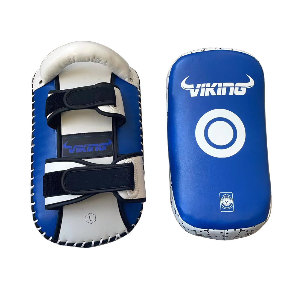 Viking Diablo Curved Pro Leather Thai Pads (Heavy Duty)