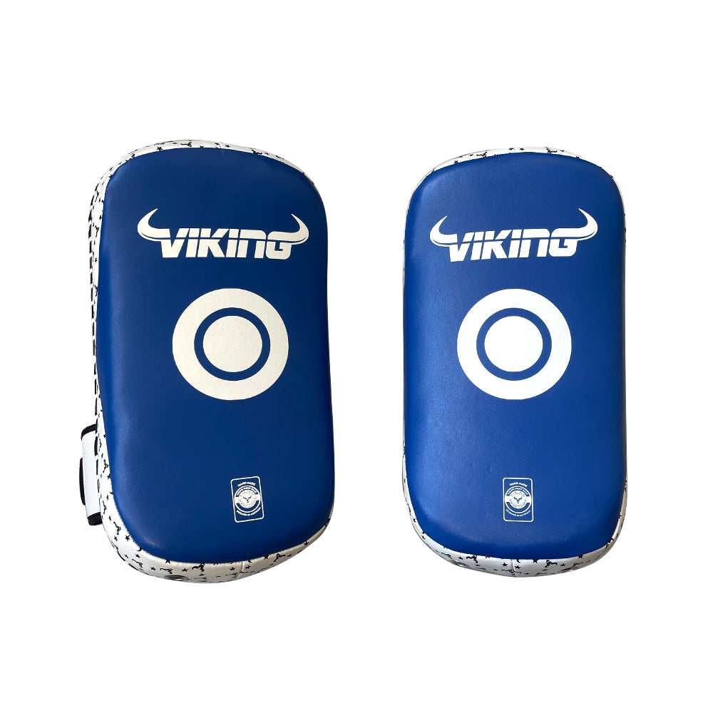 Viking Diablo Curved Pro Leather Thai Pads (Heavy Duty)