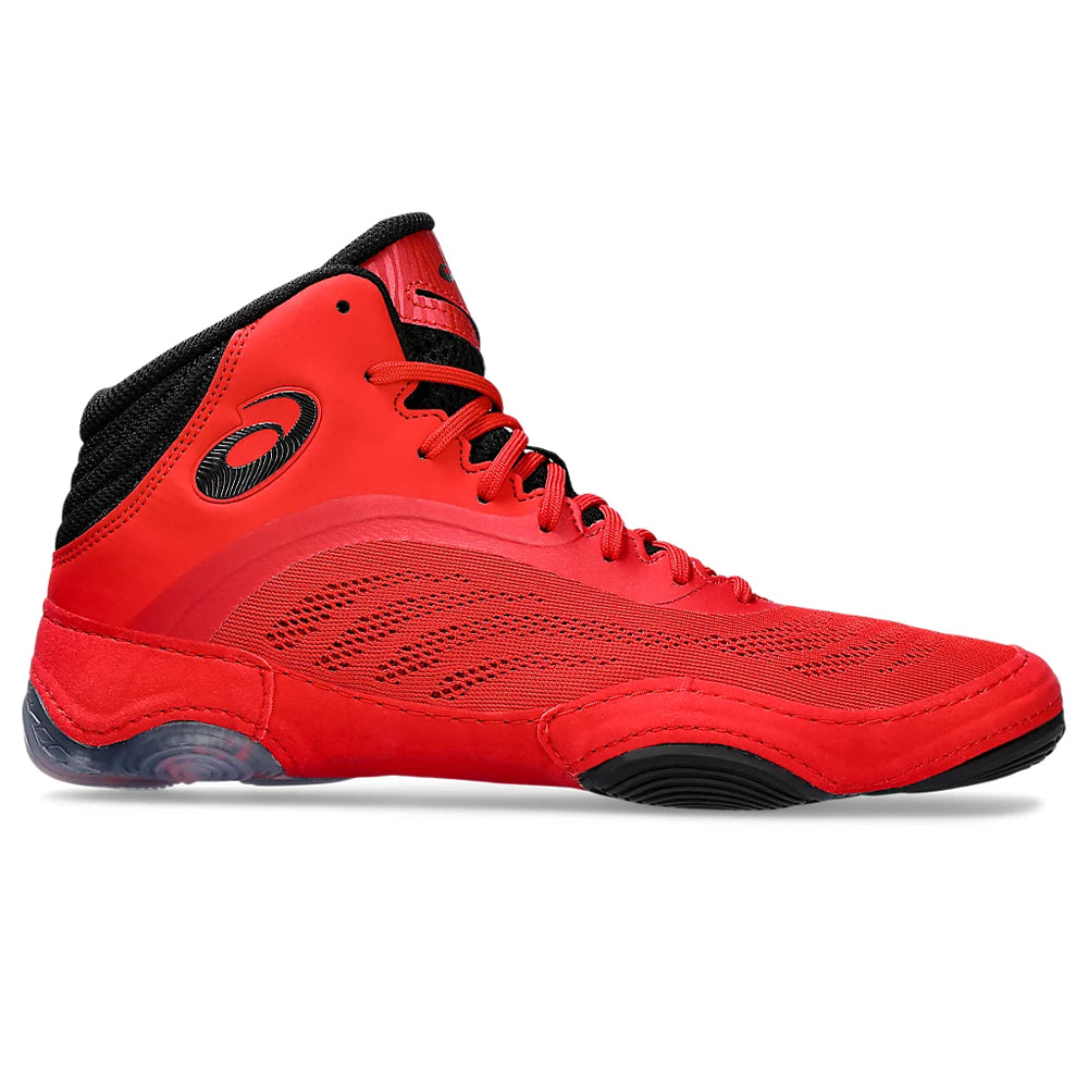 Asics Split Elite Wrestling Shoes - Red/Black
