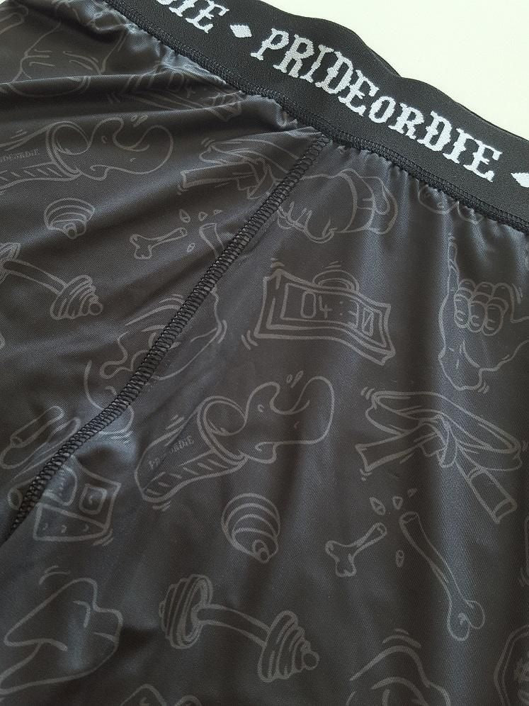 Pride Or Die Fight Life Compression Shorts