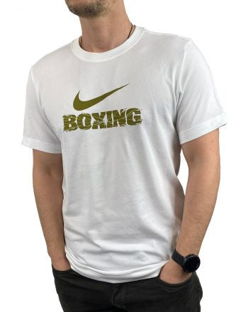 NIKE MEN'S BOXING SHATTERED LOGO TEE