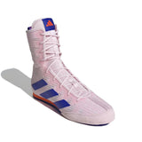 Adidas Box Hog 4 Boxing Shoes - Pink/Blue/Orange