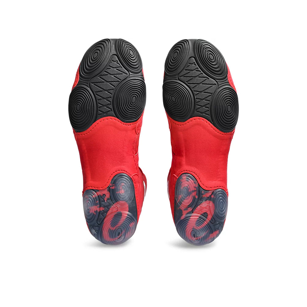 Asics Split Elite Wrestling Shoes - Red/Black