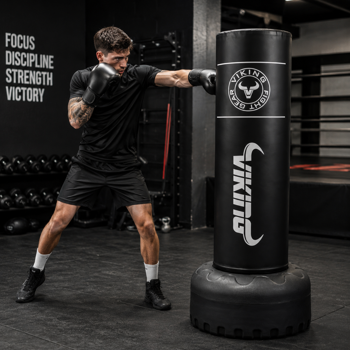Viking Steel Core Titanium Freestanding Punching Bag