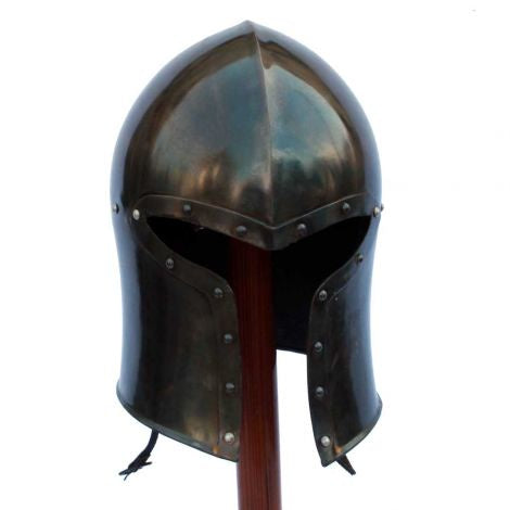 Epic Dark Barbuta Helmet